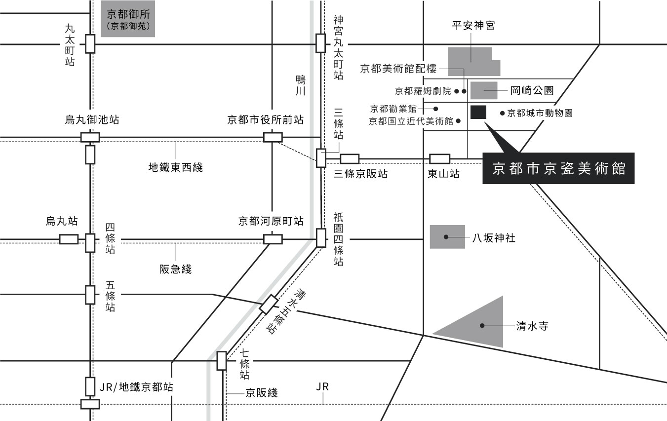 京都京セラ美術館マップ
